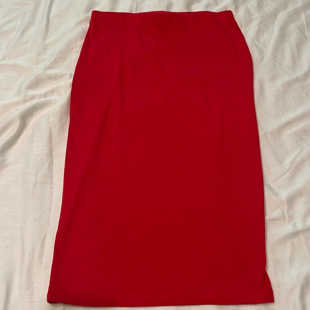 Forever 21 red small pencil skirt